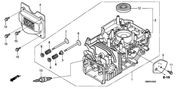 G2700DH Honda engine parts